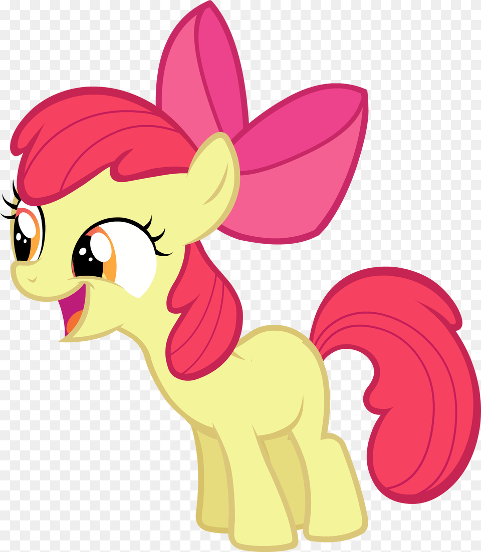 My Little Pony Apple Bloom 7 Latest My Little Pony Apple Bloom, Baby, Cartoon, Person, Flower Free Transparent Png
