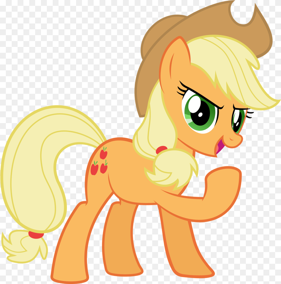 My Little Pony Apple Jack Applejack, Baby, Person, Plant, Fruit Png Image