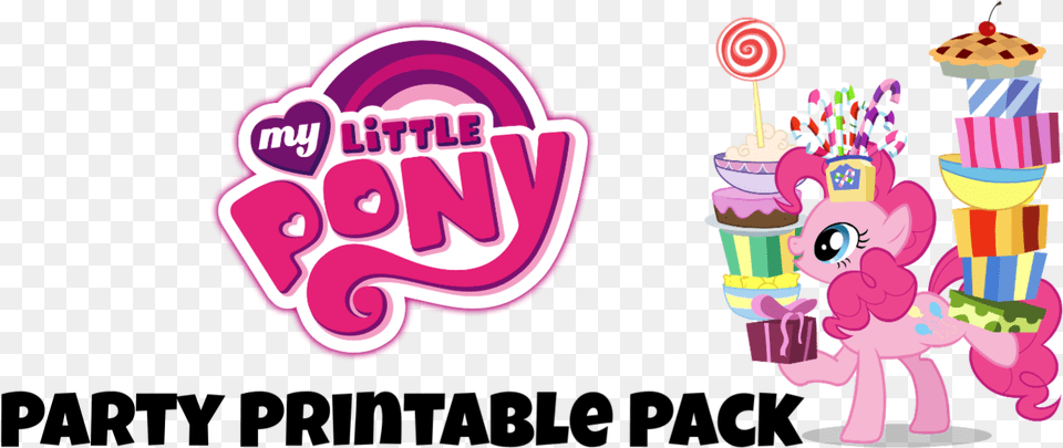 My Little Pony Birthday, Food, Sweets, Candy, People Png Image