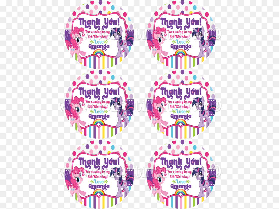 My Little Pony Birthday My Little Pony Birthday Sticker Birthdaybmy Little Pony, Birthday Cake, Cake, Cream, Dessert Free Png Download