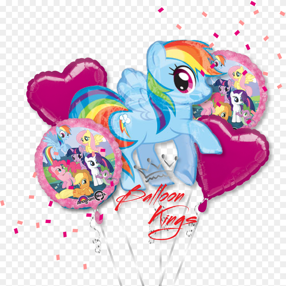 My Little Pony Bouquet, Candy, Food, Sweets, Balloon Free Png Download