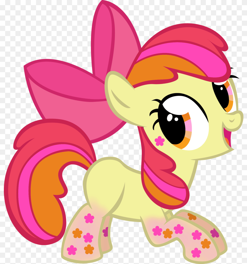 My Little Pony Clipart Apple Bloom My Little Pony Scootaloo Rainbow Power, Plant, Flower, Art, Graphics Png