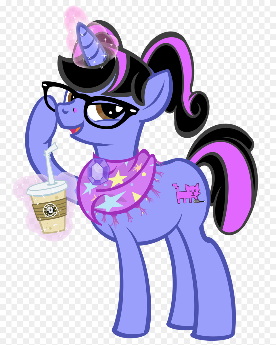 My Little Pony Clipart Hipster, Purple, Baby, Person, Art Free Png Download