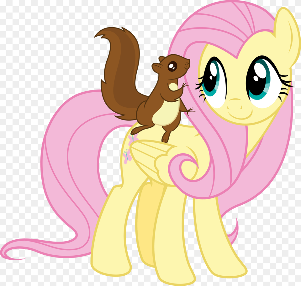 My Little Pony Clipart Squirrel Squirrel Is On Fluttershy, Animal, Bear, Mammal, Wildlife Free Transparent Png