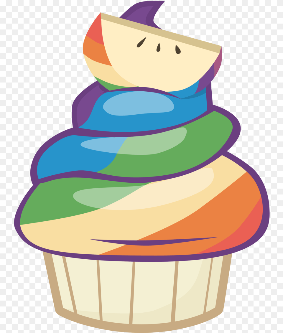 My Little Pony Cupcake Cartoon, Cake, Icing, Food, Dessert Free Png