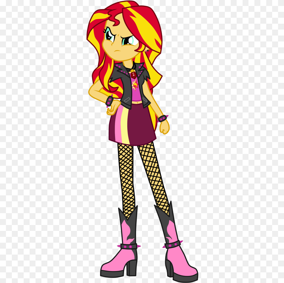 My Little Pony Dazzlings Sunset Shimmer, Book, Comics, Publication, Adult Free Png Download