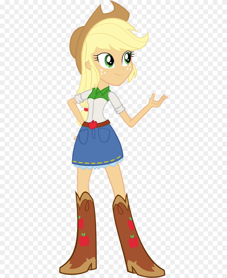 My Little Pony Equestria Girls Applejack, Book, Comics, Person, Publication Free Transparent Png