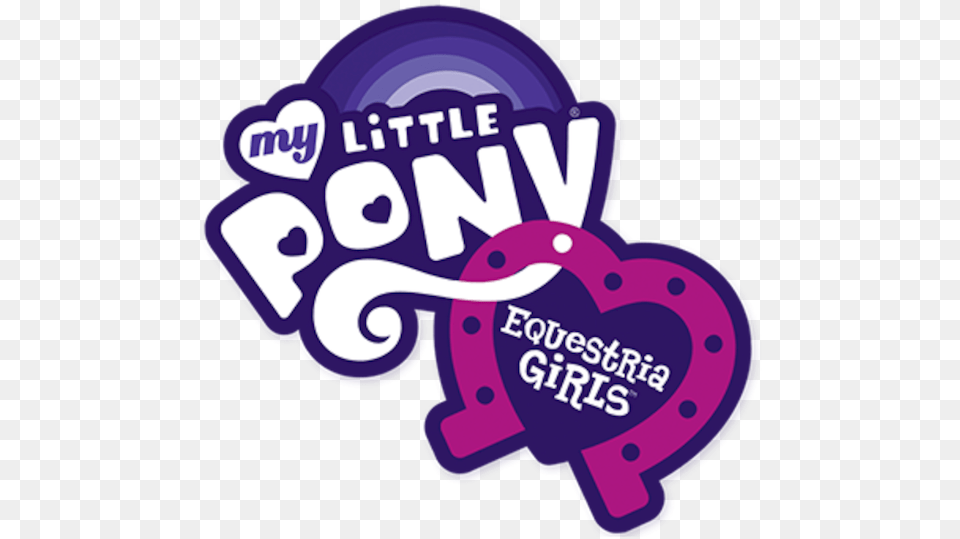 My Little Pony Equestria Girls Netflix My Little Pony Equestria Girls Logo, Purple, Sticker, Food, Sweets Png