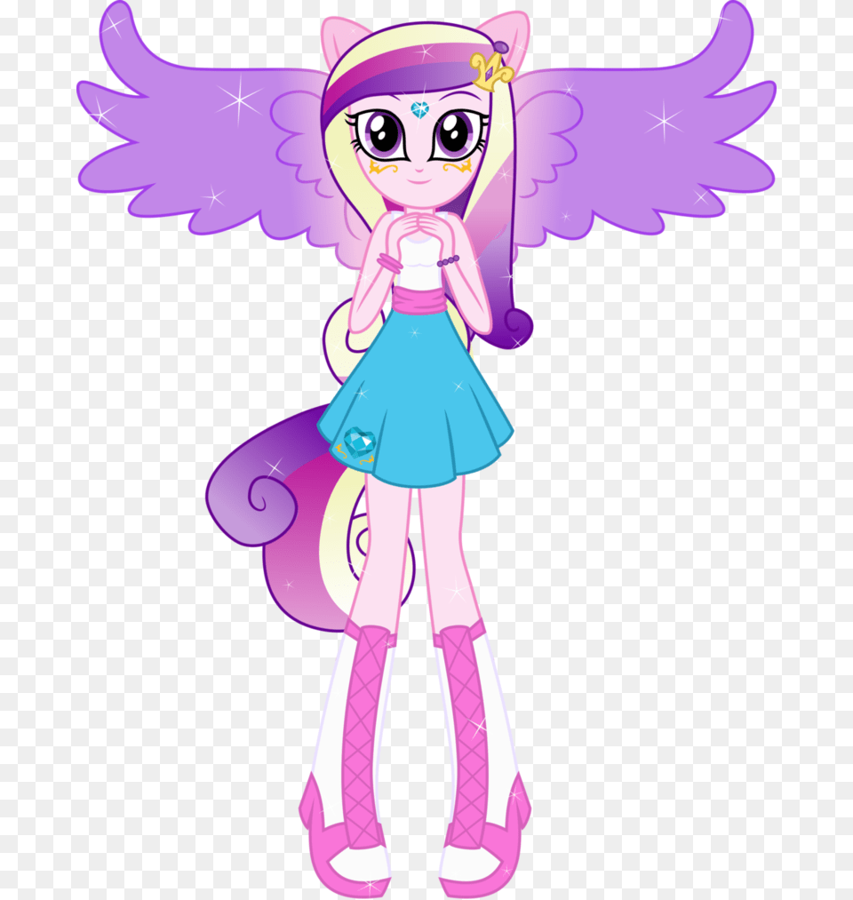 My Little Pony Equestria Girls Princess Cadence, Book, Publication, Purple, Comics Free Png Download