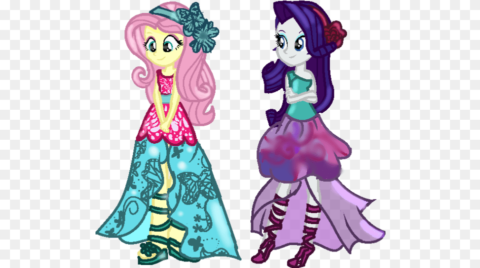 My Little Pony Equestria Girls Rarity And Fluttershy, Book, Comics, Publication, Adult Free Transparent Png