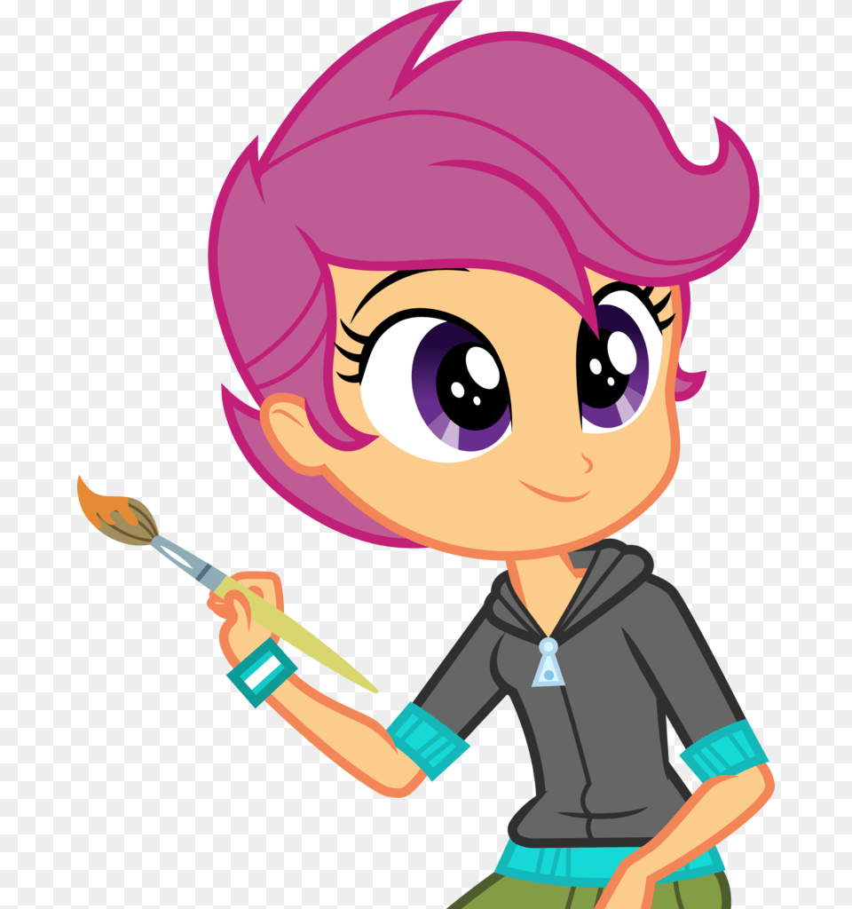 My Little Pony Equestria Girls Scootaloo, Book, Comics, Publication, Baby Png Image