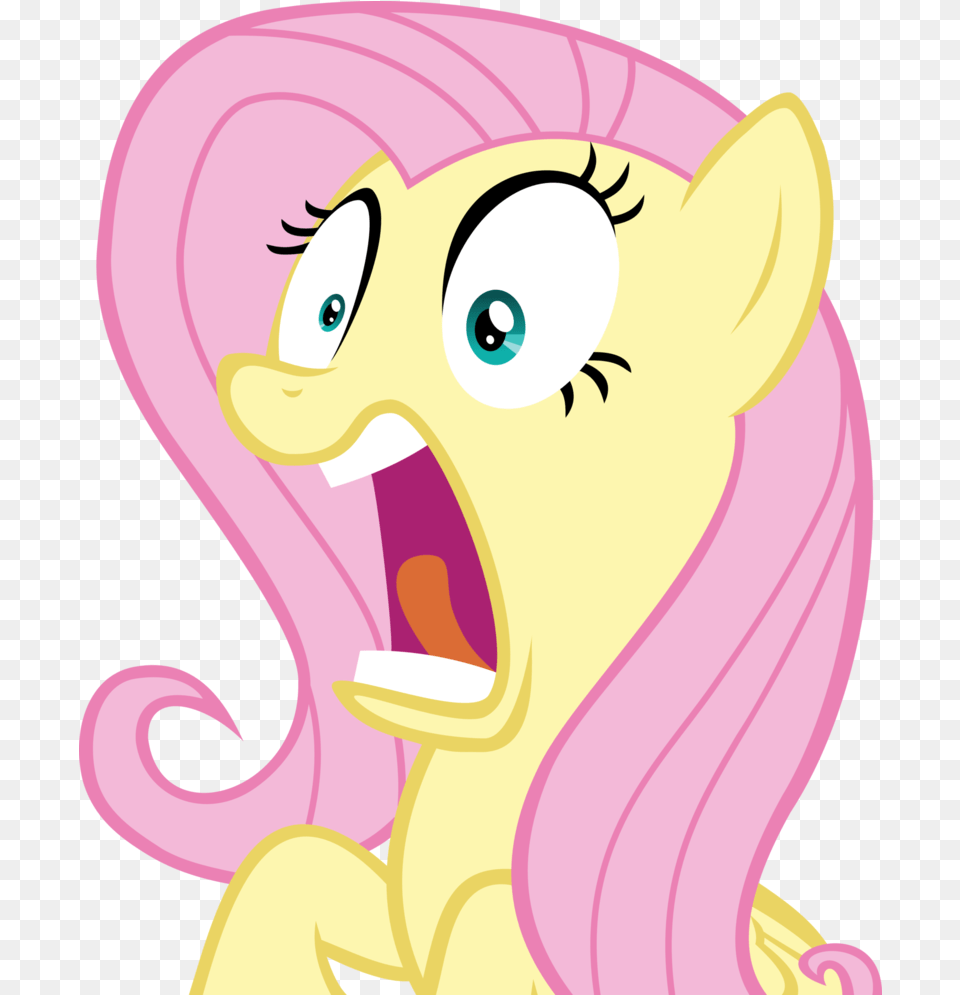 My Little Pony Fluttershy Fluttershy Shocked, Baby, Person, Book, Comics Free Png