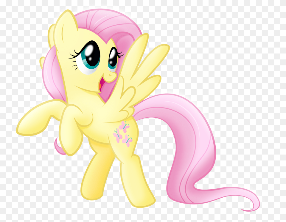 My Little Pony Fluttershy Flying, Book, Comics, Publication, Baby Png
