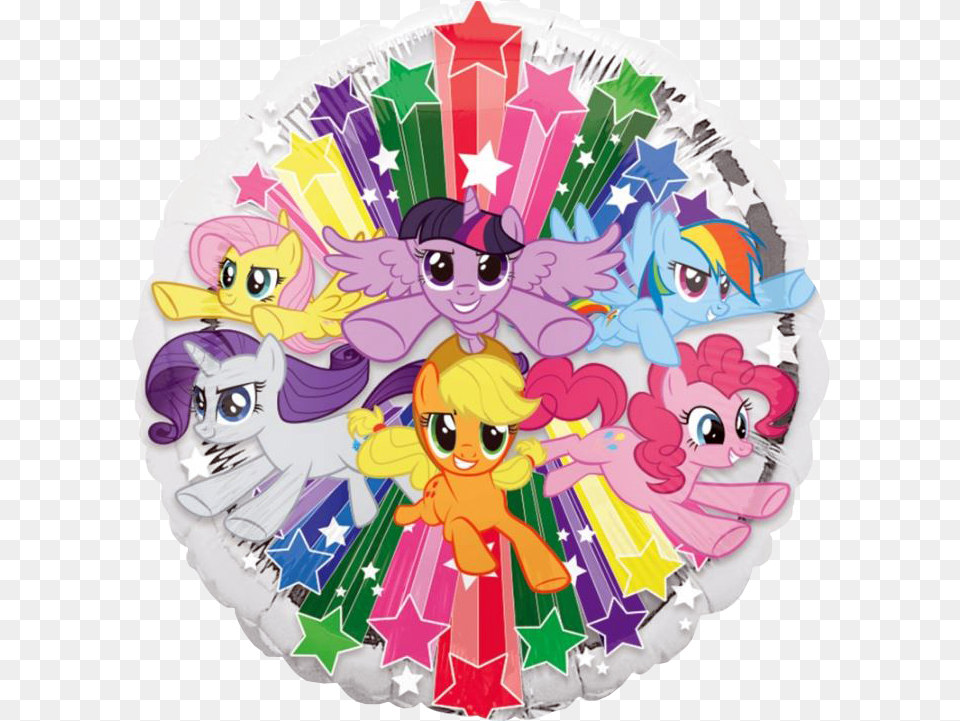 My Little Pony Foil Balloon, Person, People, Baby, Birthday Cake Free Png Download