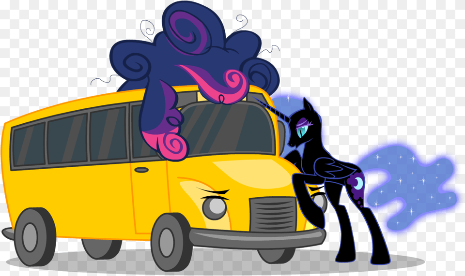 My Little Pony Friendship Is Magic, Bus, Transportation, Vehicle, School Bus Png Image