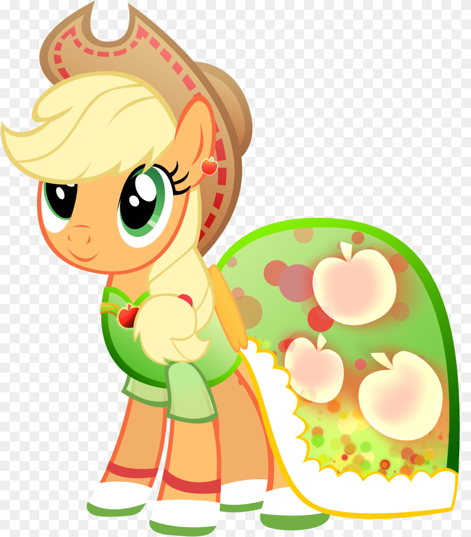 My Little Pony Friendship Is Magic Applejack Dress My Little Pony Applejack Dress, Baby, Person, Face, Head Free Png