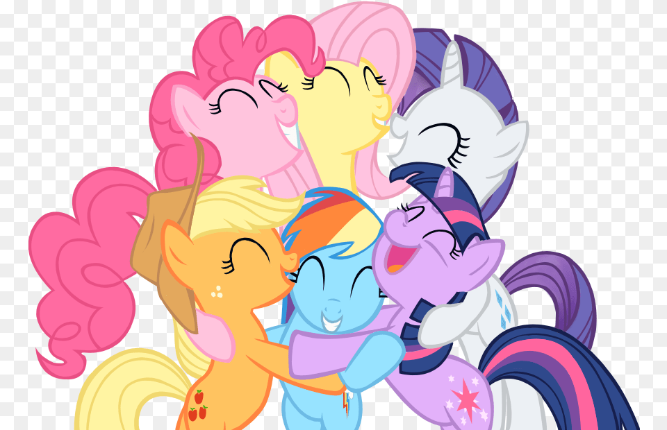 My Little Pony Friendship Is Magic Hug, Art, Graphics, Baby, Person Free Png Download