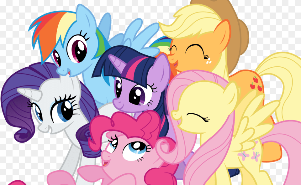 My Little Pony Friendship Is Magic Theme Song, Art, Graphics, Book, Comics Free Png Download