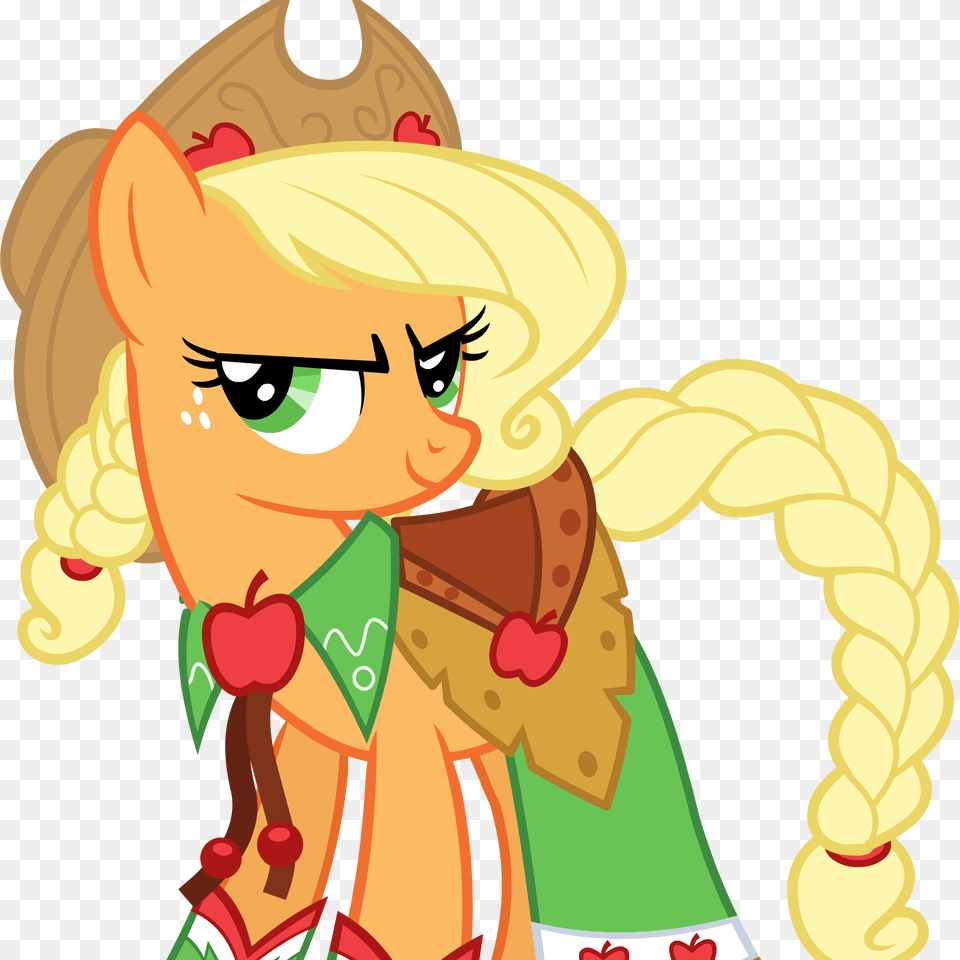 My Little Pony Gala Applejack Clipart Applejack Grand Galloping Gala, Baby, Person, Face, Head Free Png Download