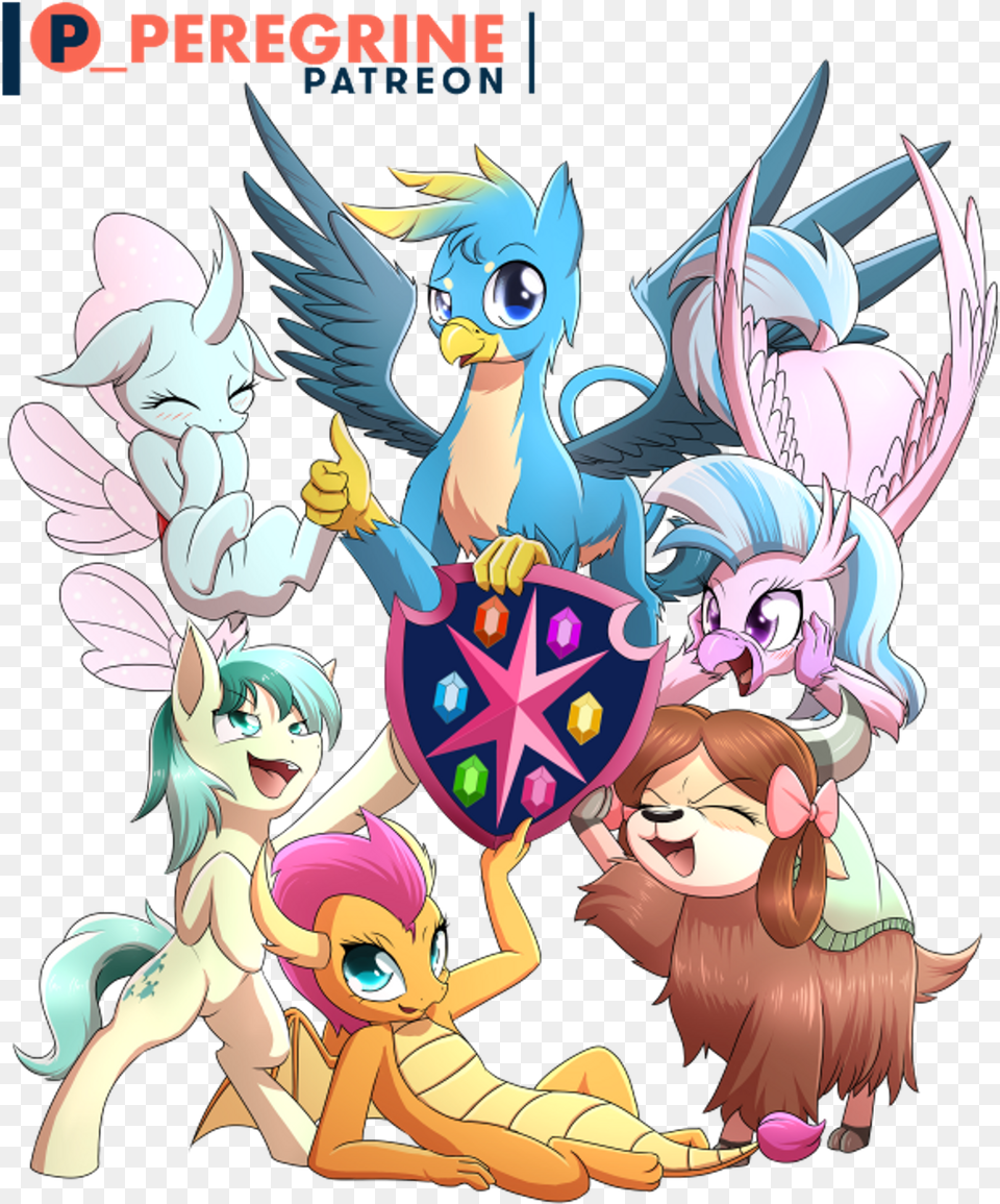 My Little Pony Group, Book, Comics, Publication, Baby Free Png