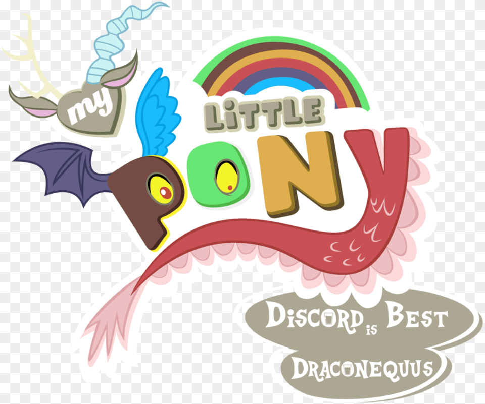 My Little Pony Logo Mlp Discord Is Best Pony, Dynamite, Weapon Png Image