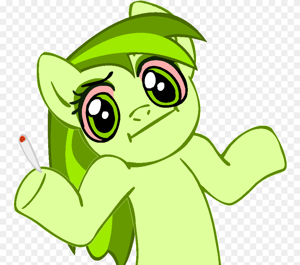 My Little Pony Meme, Green, Alien, Elf, Cartoon Png Image