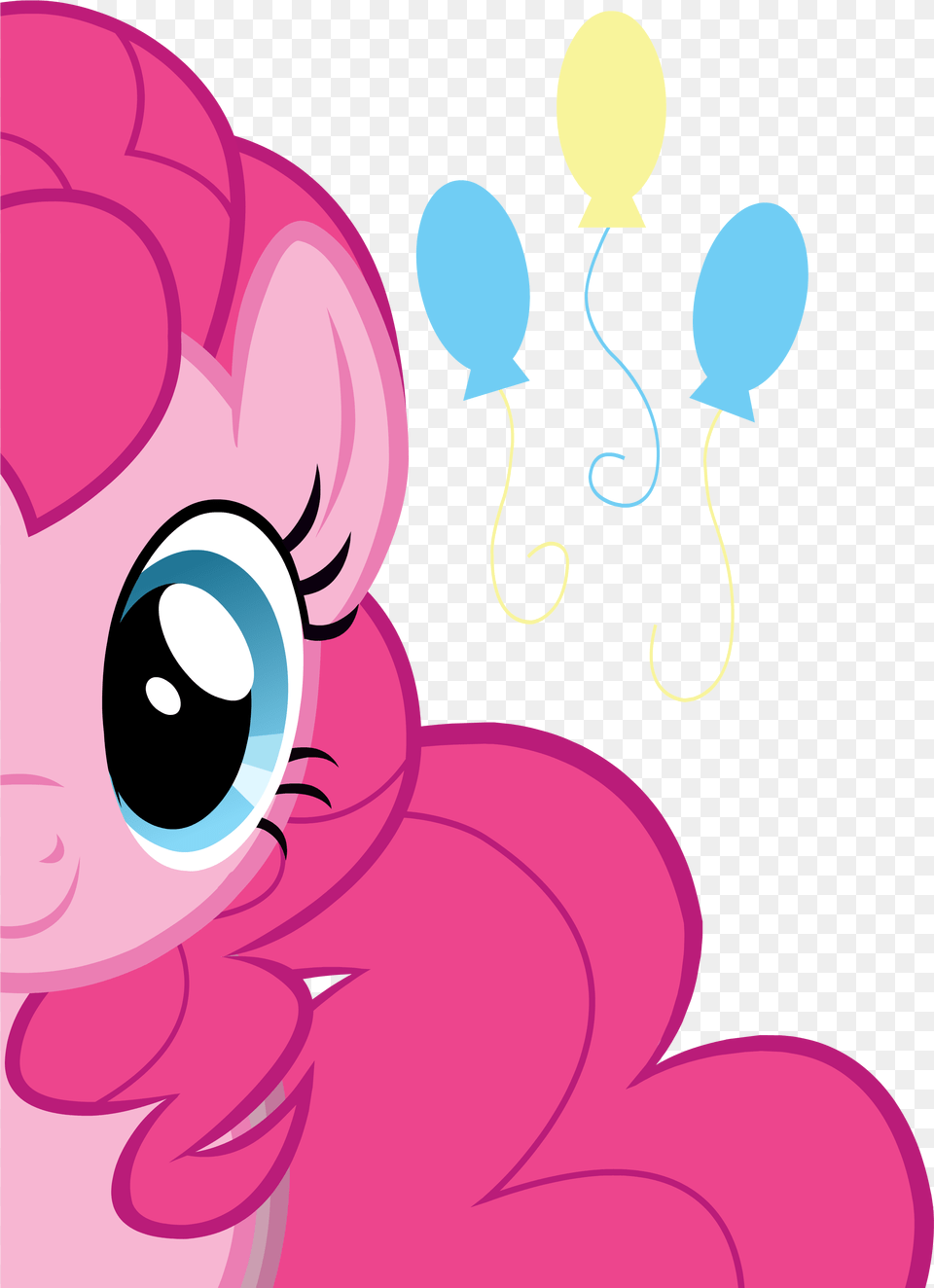 My Little Pony Pinkie Pie Face, Art, Balloon, Graphics Png