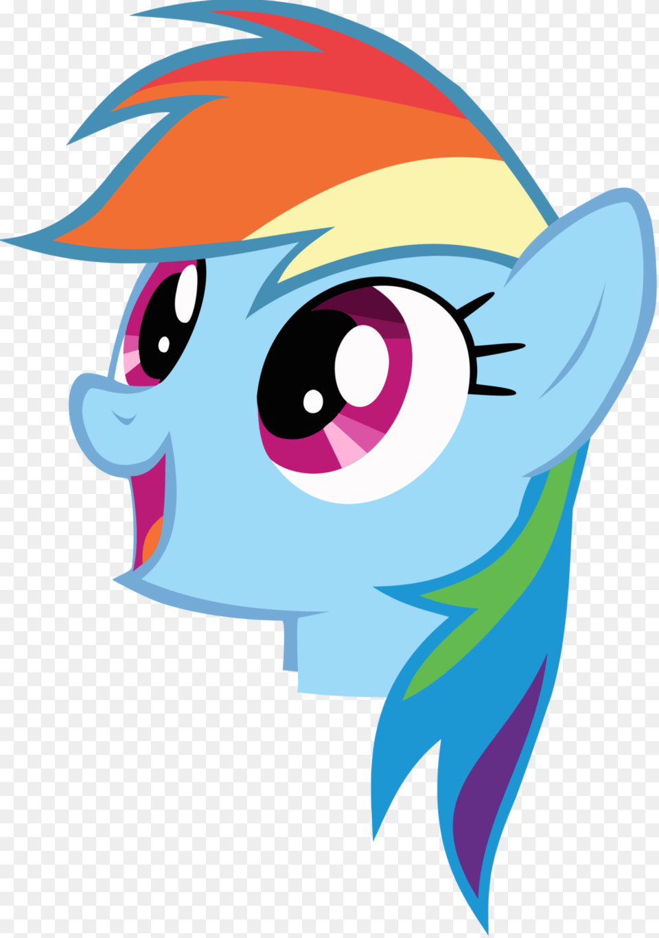 My Little Pony Rainbow Dash Head, Art, Graphics, Baby, Person Free Transparent Png