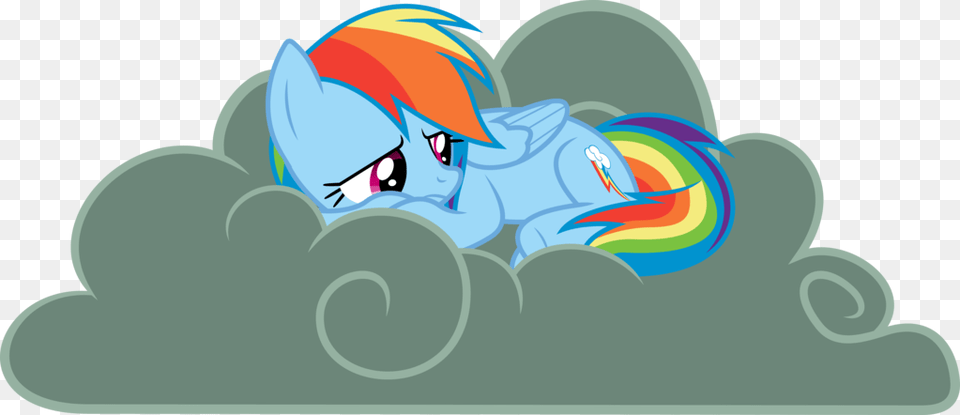 My Little Pony Rainbow Dash Sad, Art, Graphics Free Png Download