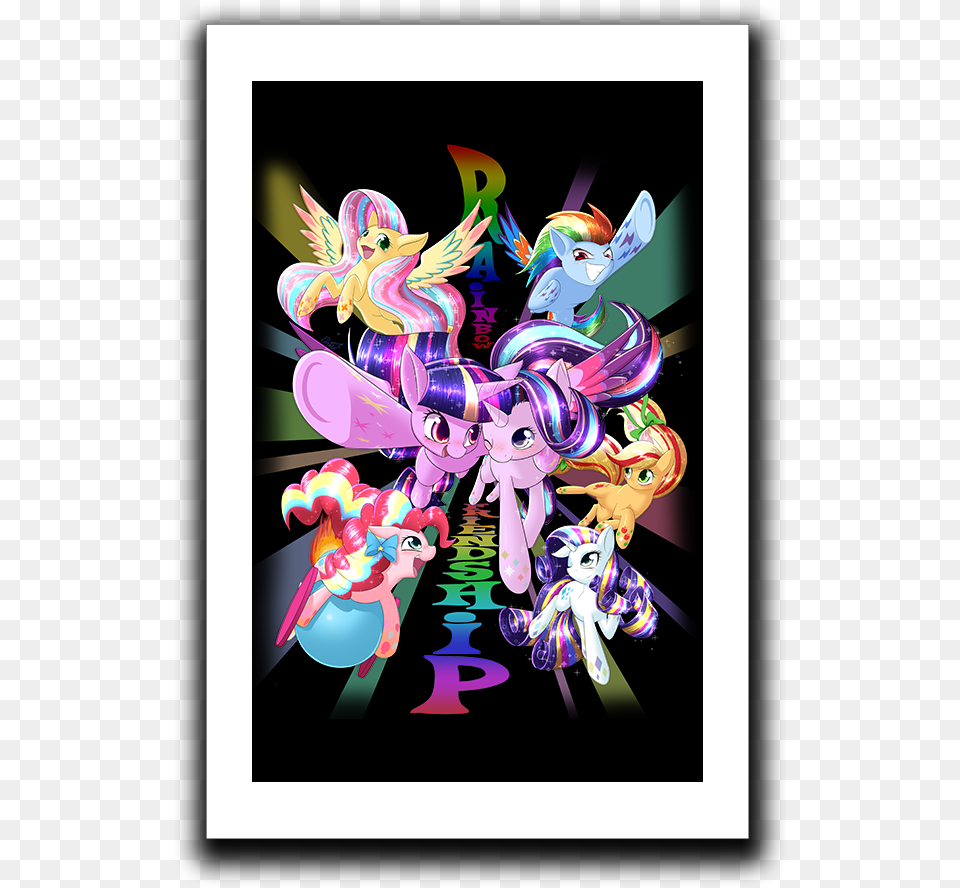 My Little Pony Rainbow Friendship Illustration, Art, Book, Comics, Graphics Png