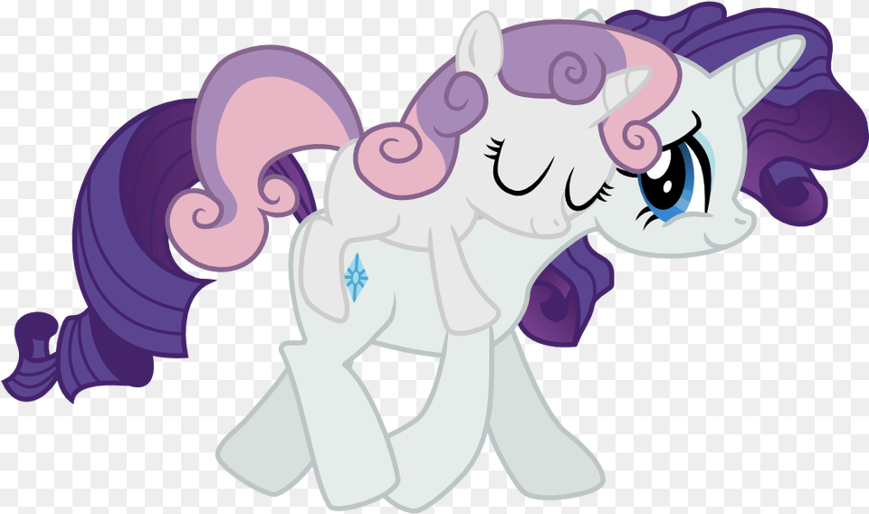 My Little Pony Rarity And Sweetie Belle, Cartoon, Art, Baby, Person Free Png Download