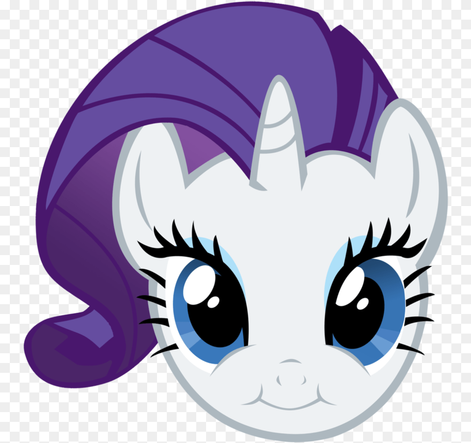 My Little Pony Rarity Head, Book, Comics, Publication Free Png Download