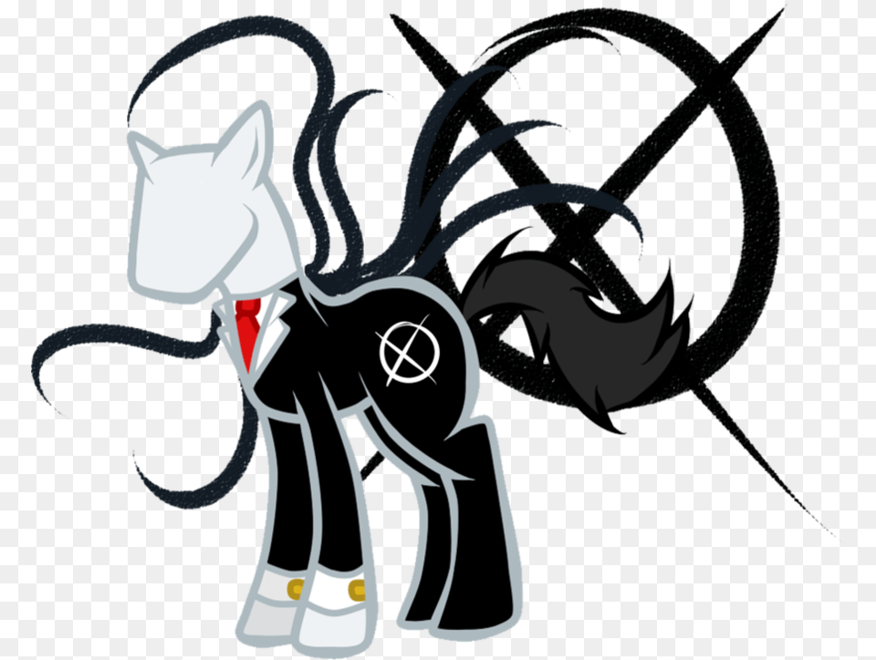 My Little Pony Slender Man Xd Mlp Slender Man, Book, Comics, Publication, Person Free Png Download