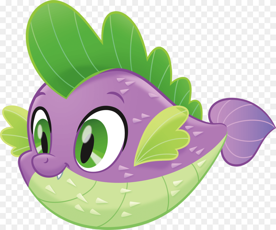 My Little Pony Spike Puffer Fish, Purple, Dynamite, Weapon, Green Free Png Download