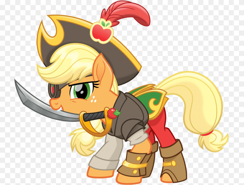 My Little Pony The Movie Applejack Pirate, Person, Baby Png Image