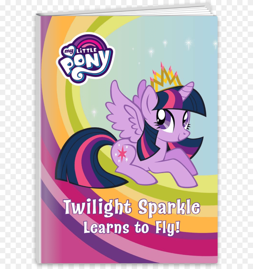 My Little Pony Twilight Sparkle Book, Purple, Publication, Comics, Advertisement Free Png