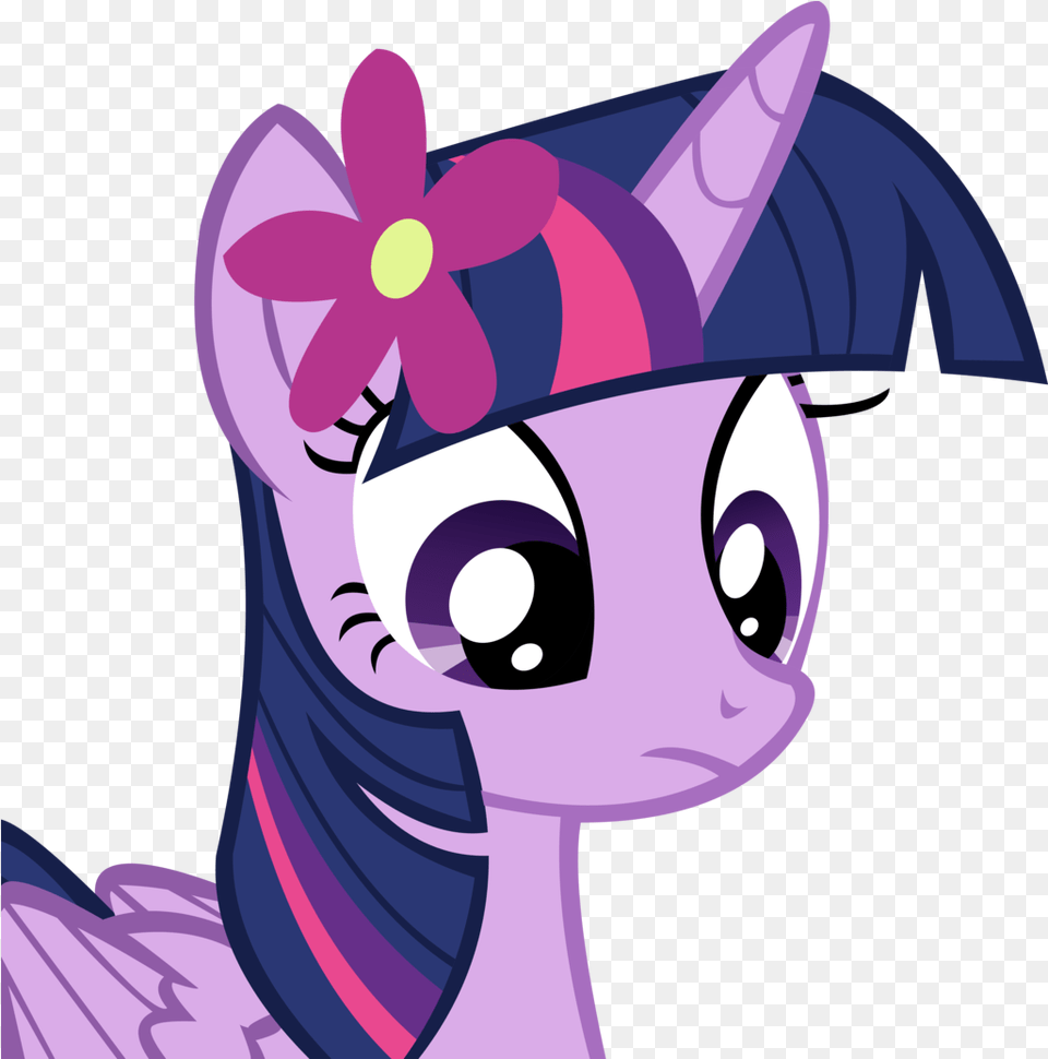 My Little Pony Twilight Sparkle Flower Twilight Sparkle From My Little Pony, Book, Comics, Publication, Purple Free Png Download