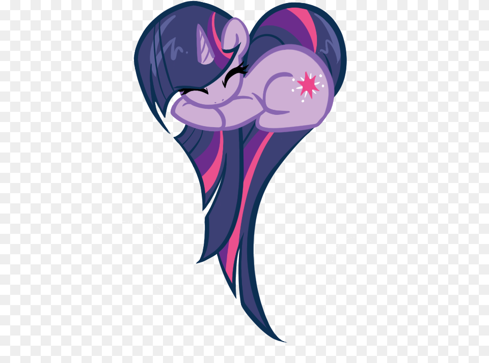 My Little Pony Twilight Sparkle Heart, Art, Graphics, Book, Comics Free Png Download