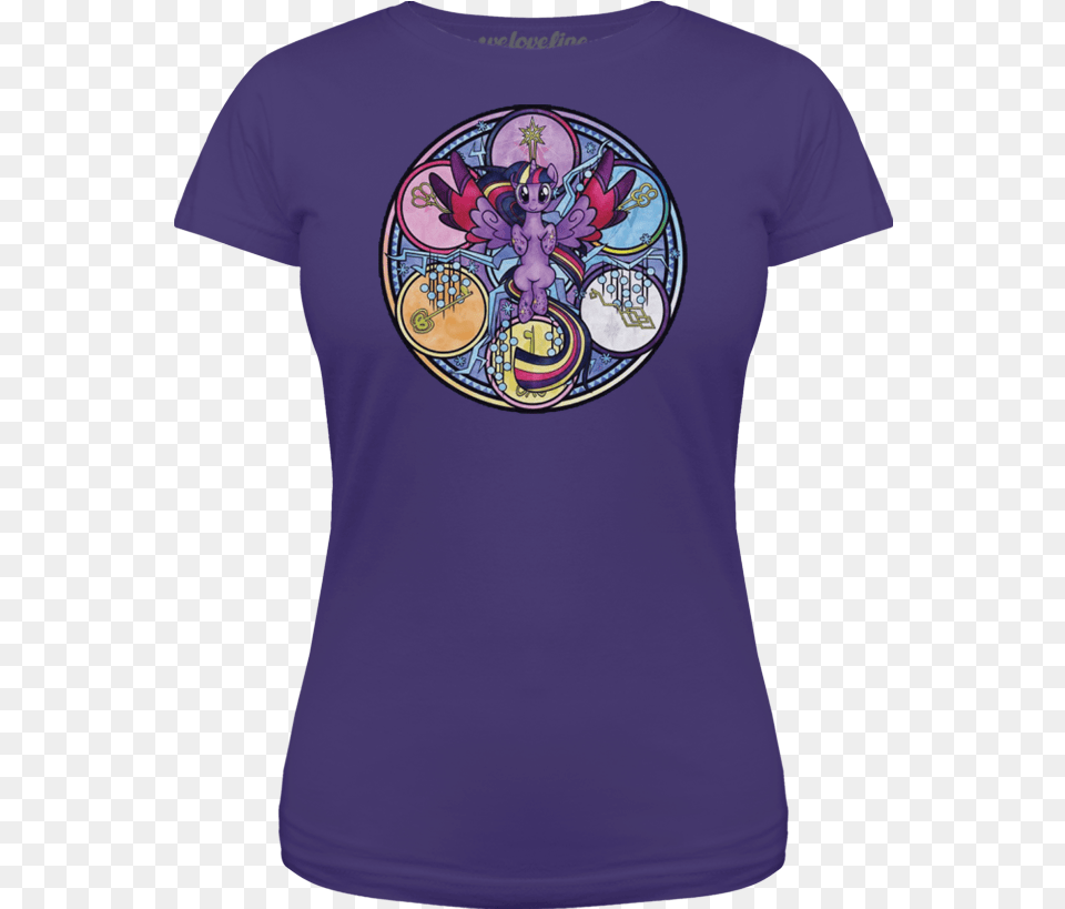 My Little Pony Twilight Sparkle Rainbow Sonic Rainboom T Shirt, Clothing, T-shirt, Purple, Baby Png Image