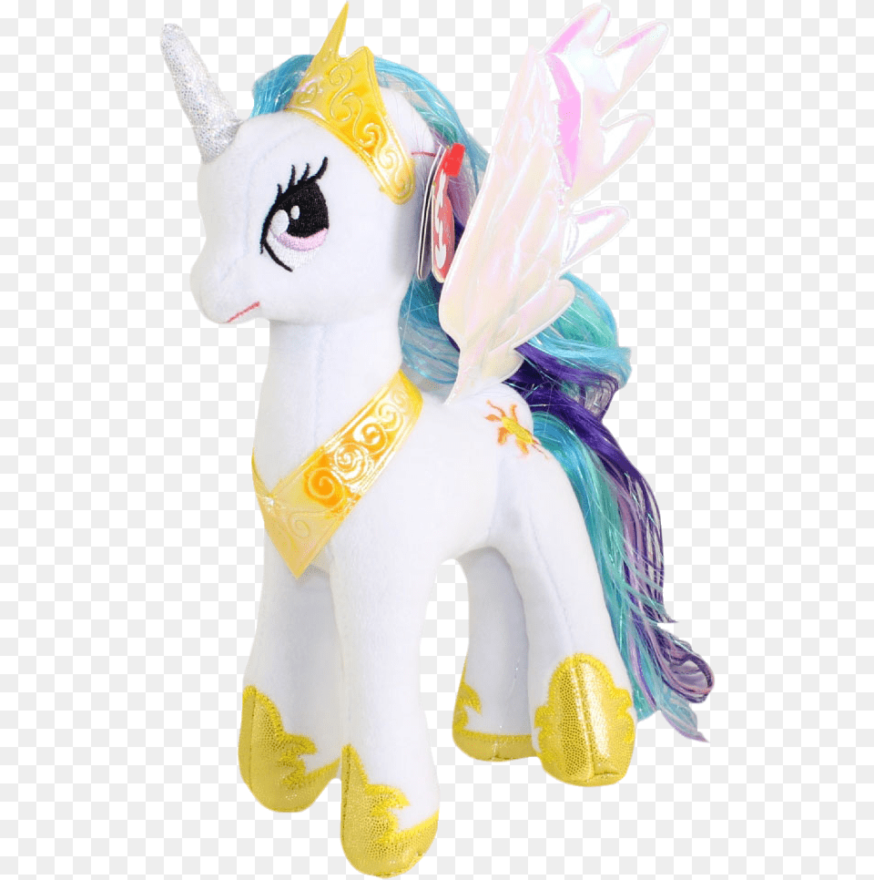 My Little Pony Ty My Little Pony Princess Celestia 8 Inch Plush, Figurine, Doll, Toy Free Png