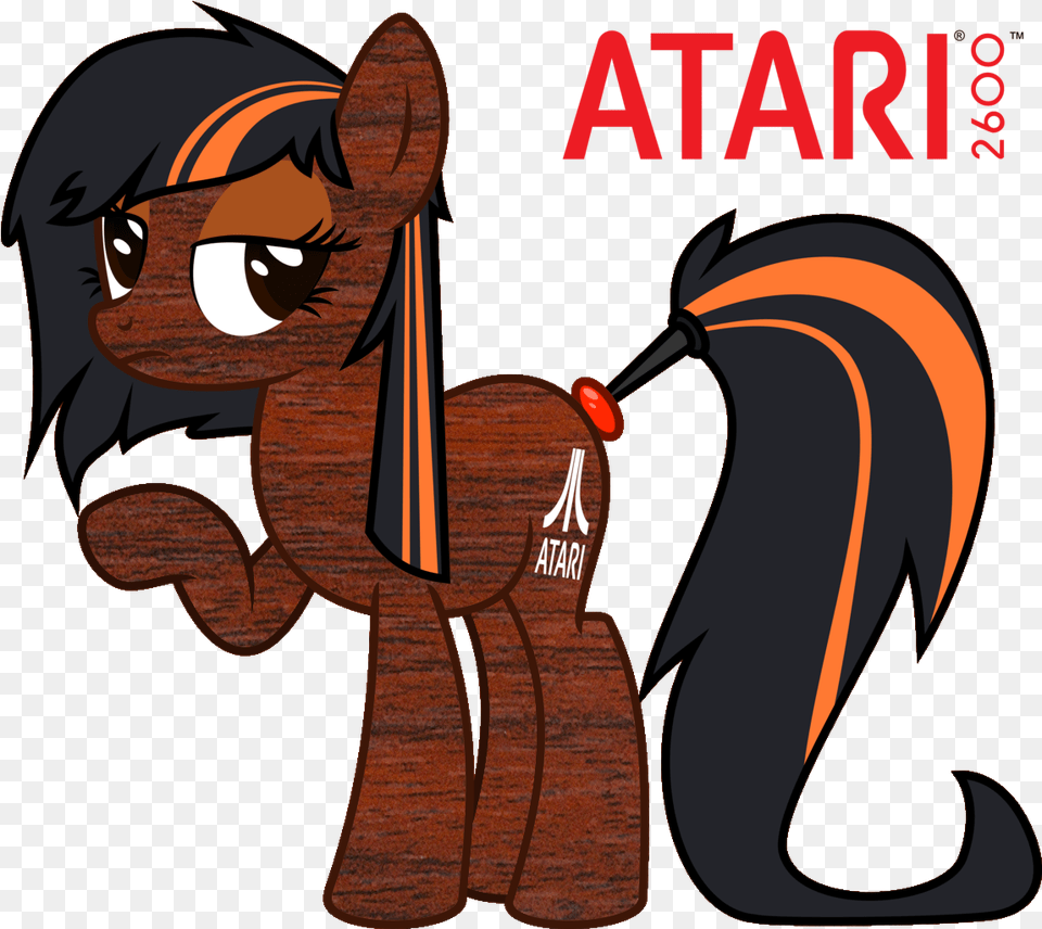 My Little Pony Woodgrain Atari Logo, Adult, Female, Person, Woman Free Png