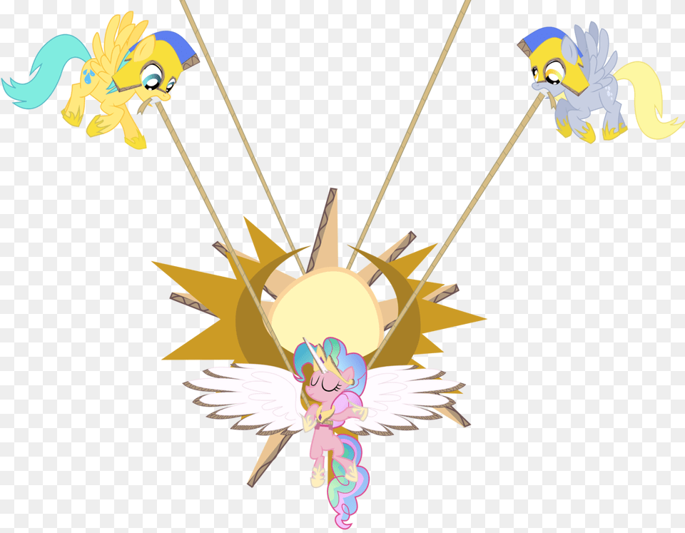 My Little Pony Xi Mlp Princess Celestia Raising The Sun, Accessories, Animal, Bird Free Transparent Png