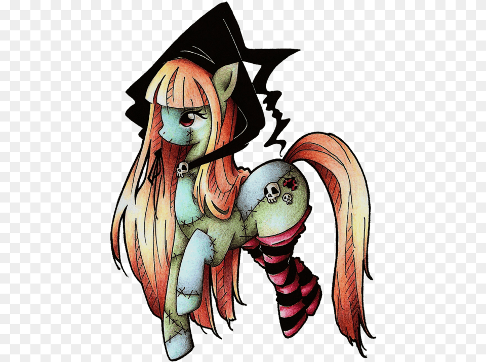 My Little Undead Pony By Birdyblu Svg, Publication, Book, Comics, Person Free Transparent Png