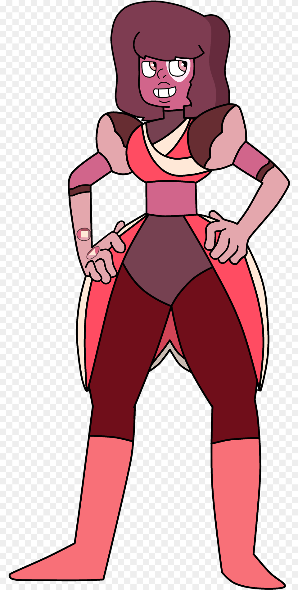 My Malaya Garnet A Fusion Of Star Ruby And Padparadscha Padparasha Pearl Steven Universe, Book, Publication, Comics, Adult Free Transparent Png