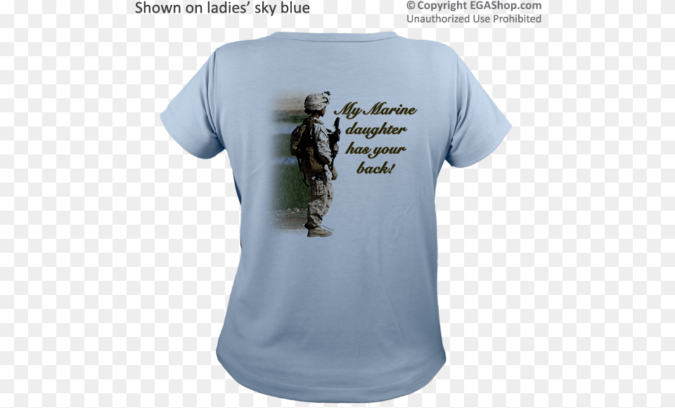 My Marine Has Your Back My Marine Daughter Is Shipping Out, Clothing, T-shirt, Boy, Child Free Png