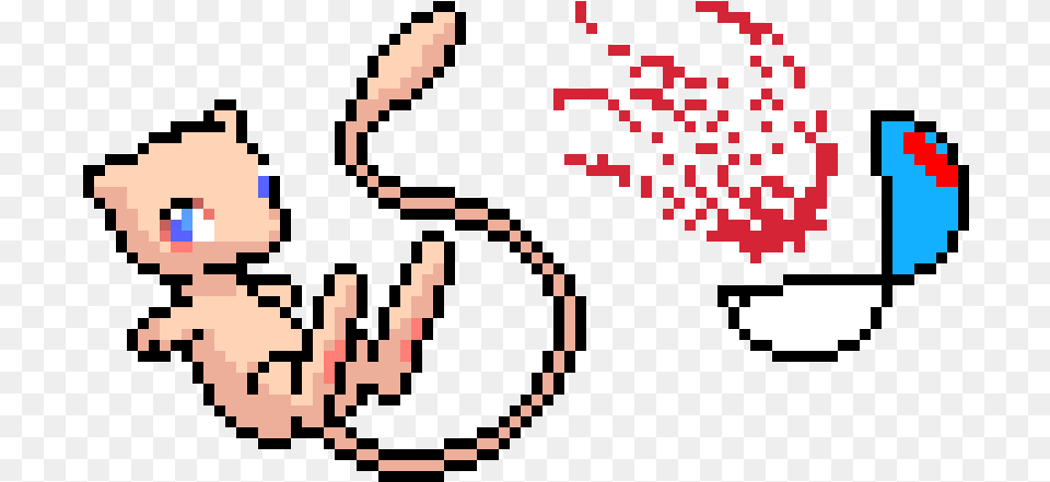 My Mew And Pokeball Pixel Art Pokemon Mew, Qr Code Free Transparent Png