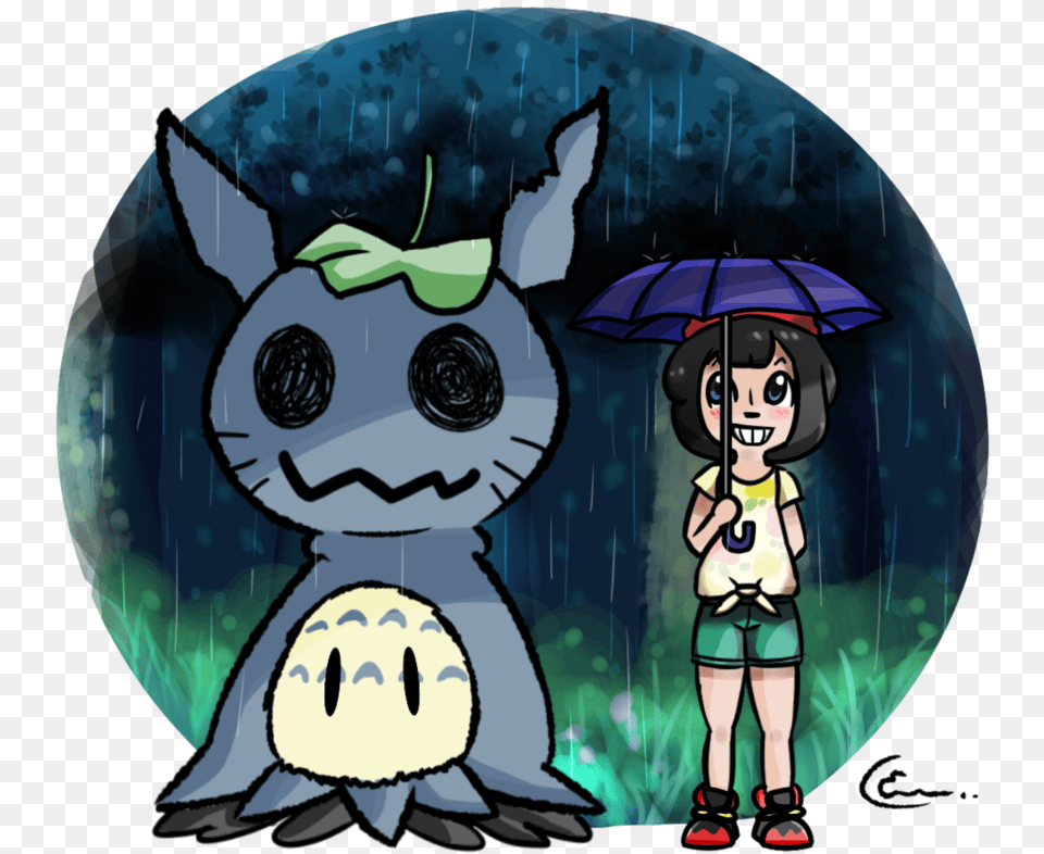 My Neighbor Mimikyu Mimikyu Totoro, Book, Publication, Comics, Person Free Png Download