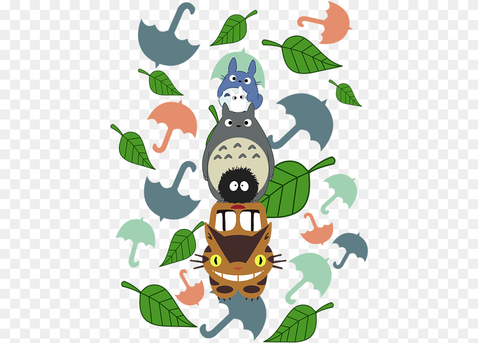 My Neighbor Totoro, Leaf, Plant, Face, Head Free Png