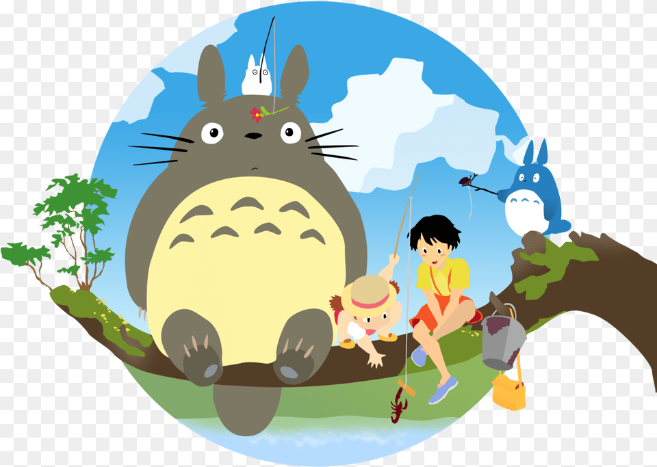 My Neighbor Totoro, Baby, Person, Face, Head Free Png Download