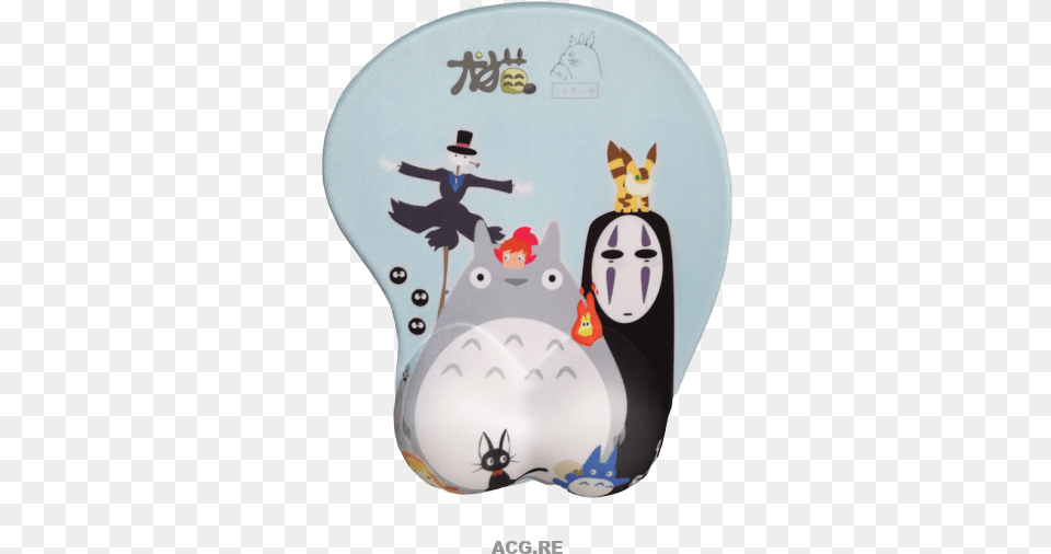 My Neighbor Totoro Kaonashi 3d Anime Mouse Pad Mouse Pad Totoro, Mat, Mousepad, Adult, Winter Png